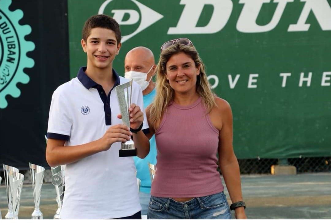 إبن بلدة الطيبة رامي جهاد صولي بطل لبنان لكرة المضرب  عن فئة 14 سنة