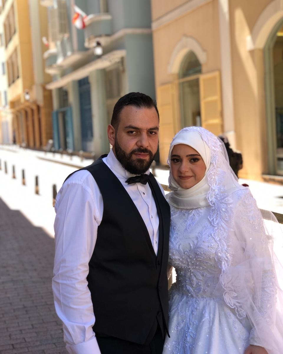 زفاف الشاب محمد وفيق نحلة والآنسة ايفا جمال زنجي