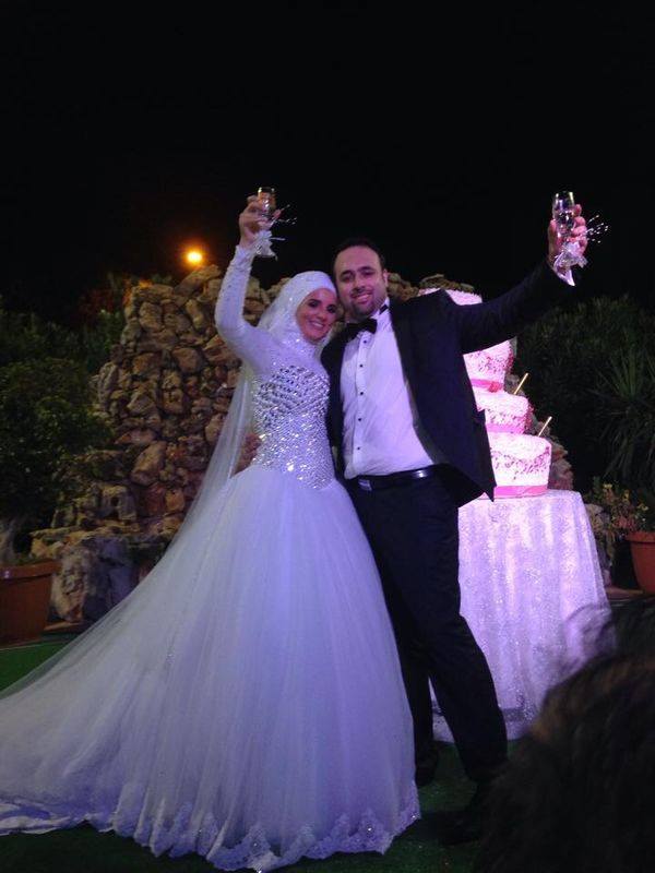 حفل زفاف الآنسة خديجة شمص والدتها مريم الريحاني من الطيبة