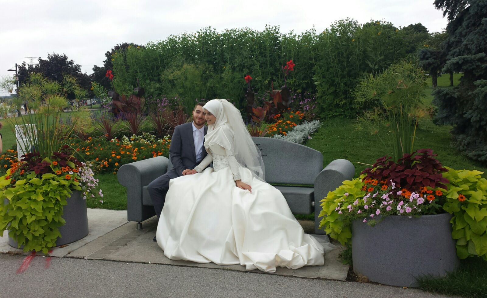 زفاف الشاب جعفر بسام حمود والآنسة سحر فداء جابر في مدينة هاملتون الكندية
