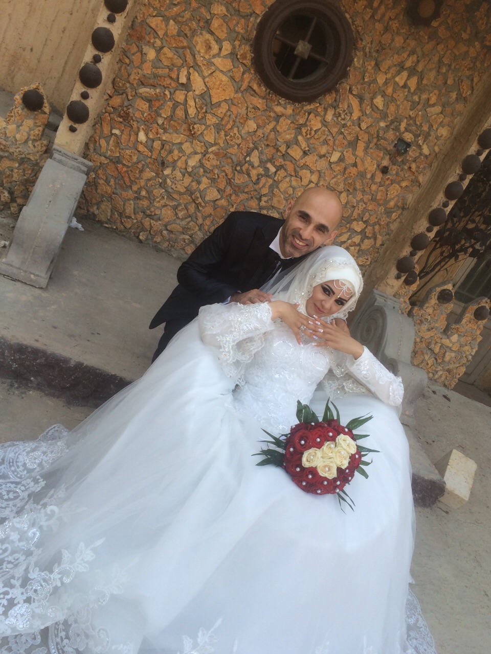 زفاف الآنسة فلور عباس عياد والشاب علي محمد قدوح