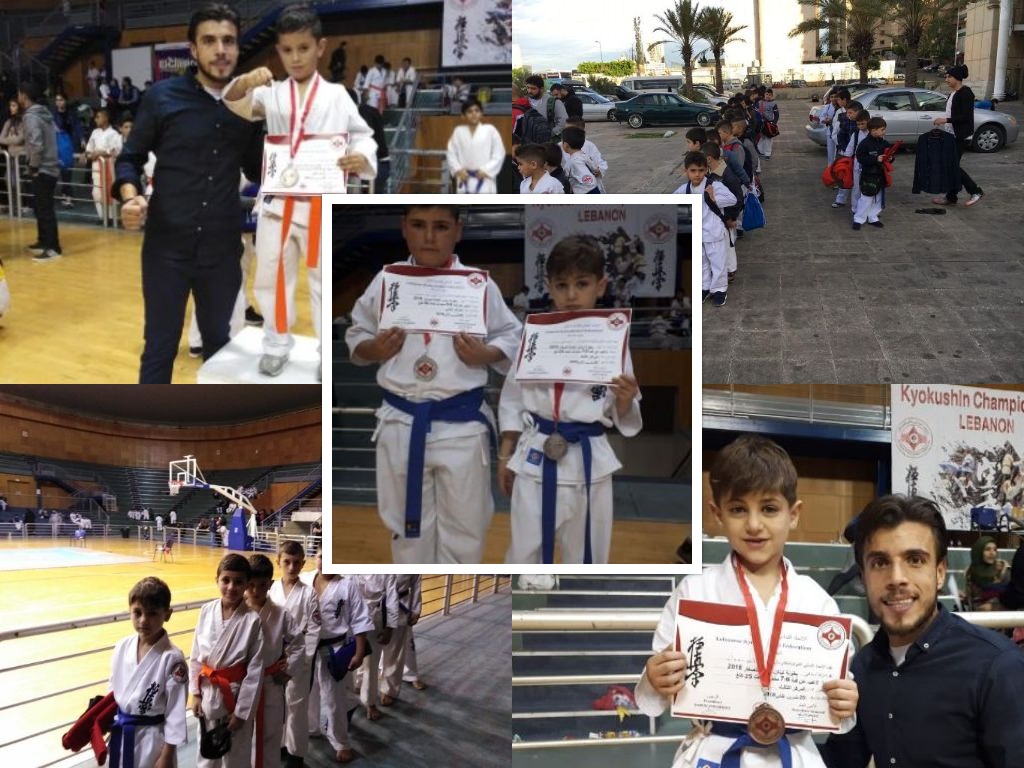 المركز الثاني والثالث لفريق الطيبة في بطولة لبنان للصغار لعبة كيوكشنكاي