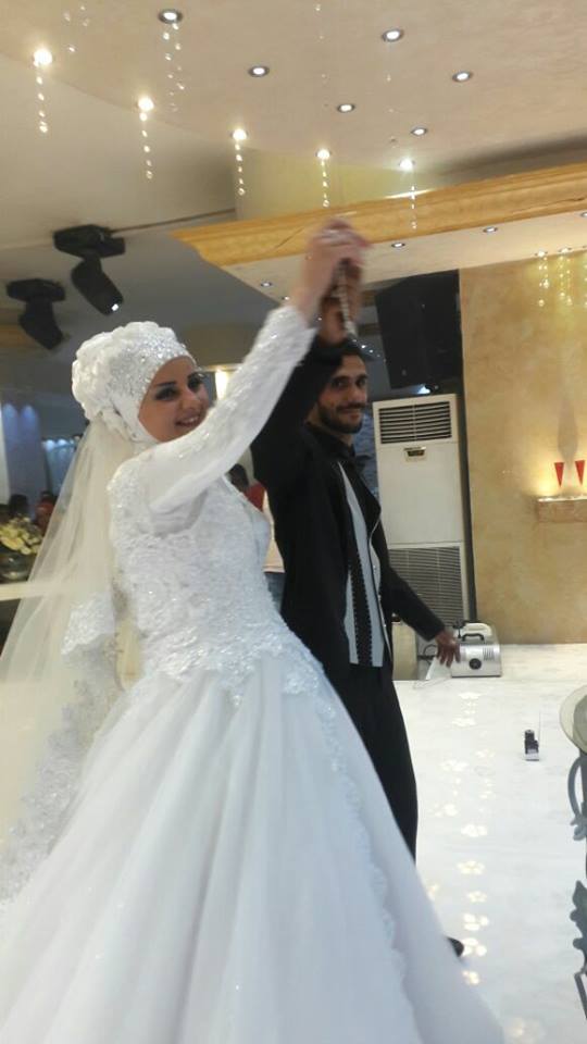 زفاف الآنسة نادية احمد قوصان والشاب علي خليل