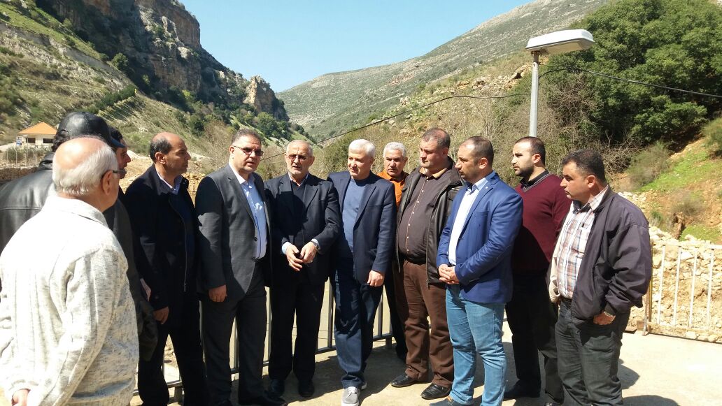 اتحاد بلديات جبل عامل ينظم جولة تفقدية للنائب فياض على نهر الليطاني ومنشأة مياه الطيبة