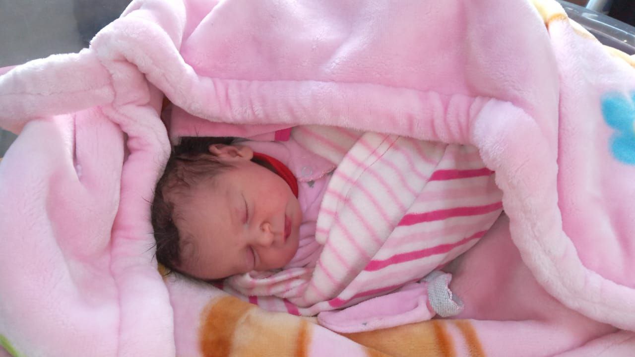 ولادة الطفلة سارة علي سرحان