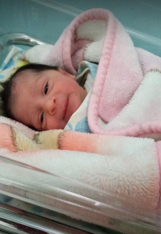 ولادة الطفلة  ليا محمد رسلان