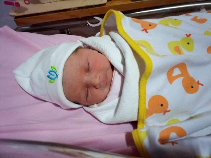 ولادة الطفلة مريم محمد منعم