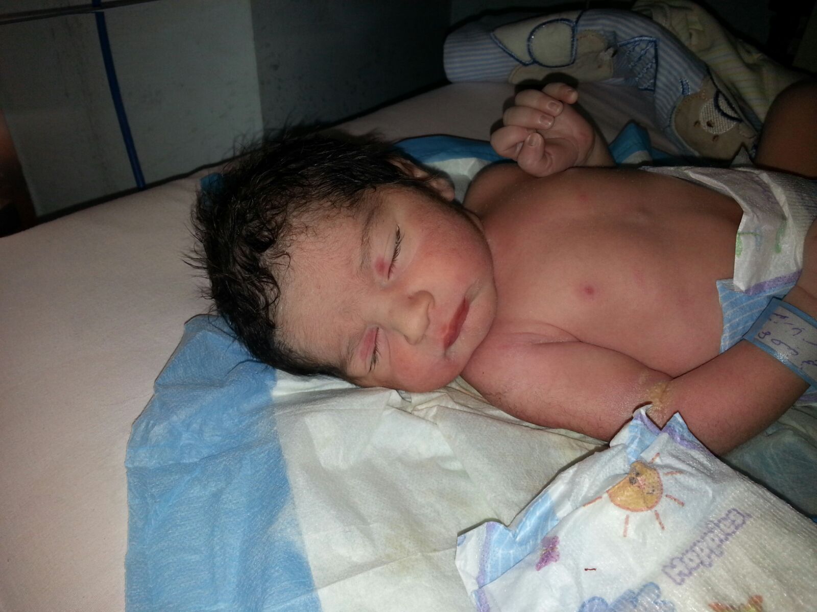 ولادة الطفل كريم حسن قازان