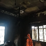 نجاة عائلة السيد محمد محمود صولي (ابو زهير)..من حريق شب في منزلهما